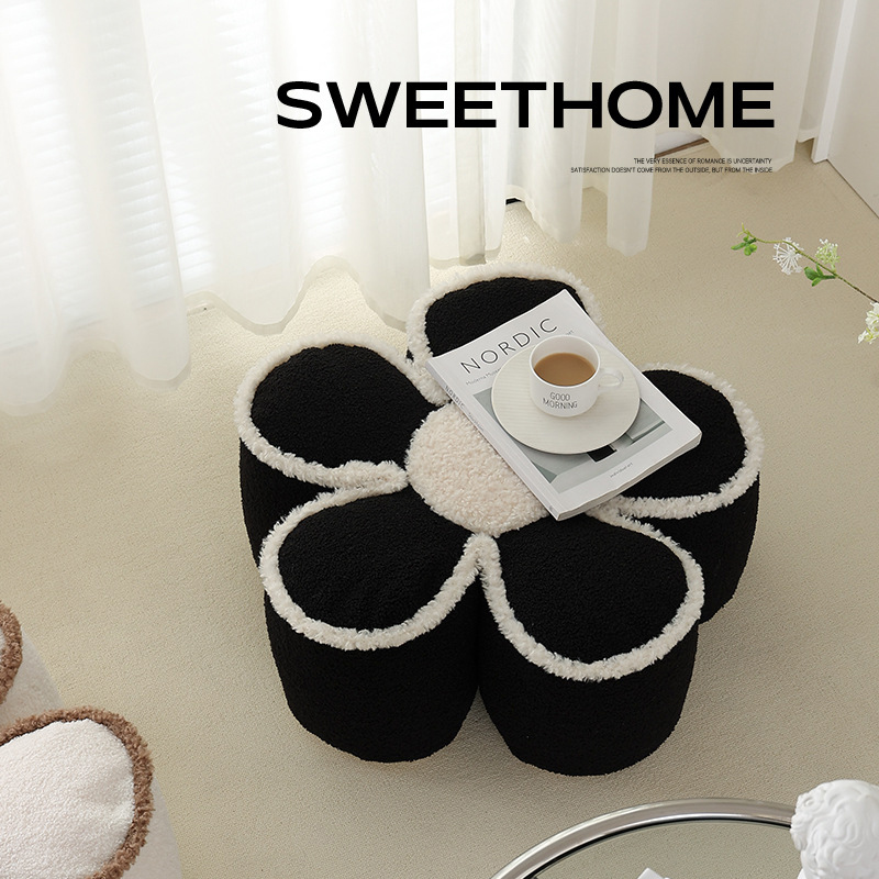 奶油风沙发旁蒲团坐垫客厅v卧室落地摆件家居软装饰品乔迁新居礼