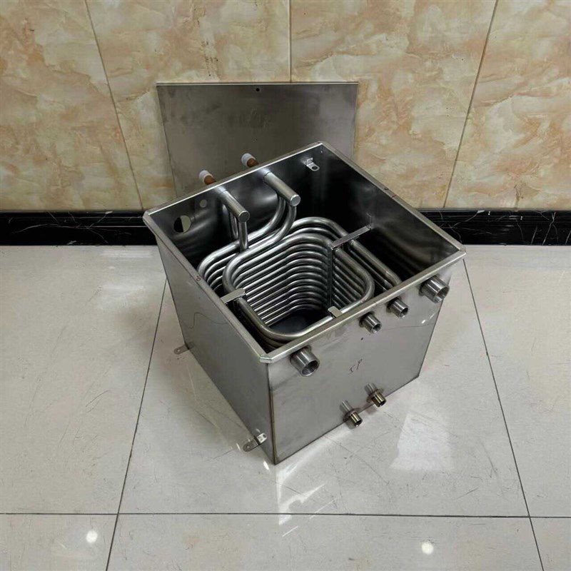 工业冷水机30g4不锈钢水箱配套不锈钢盘管蒸发器3P5P10P15P20P