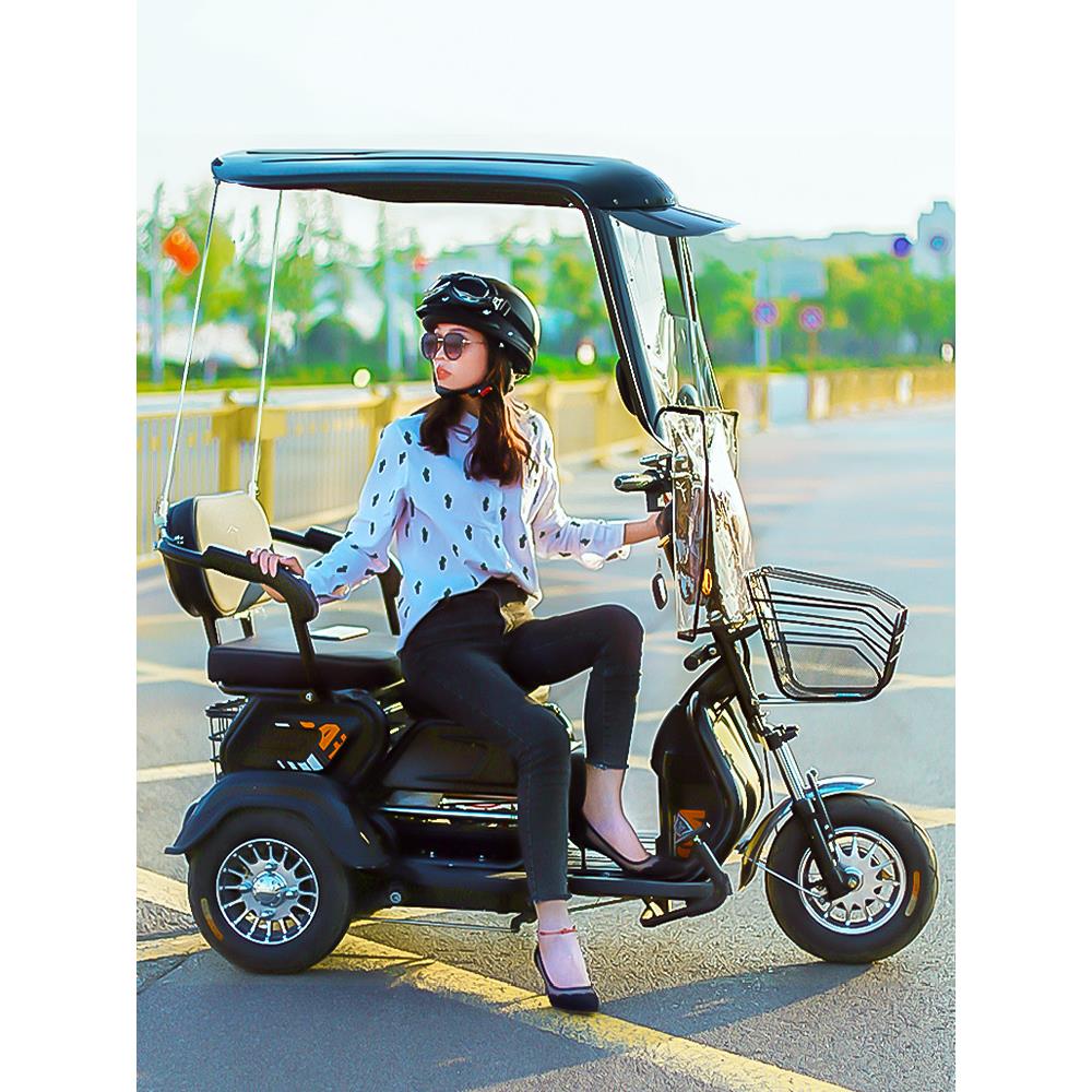 电动三轮车遮雨棚新款防晒防雨遮阳伞老年车小型电瓶车挡风罩车篷