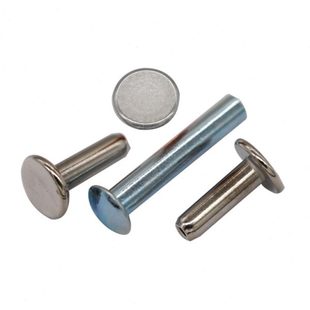 平头实心不锈钢沉头半空心铆钉 铆钉定制半圆头黄铜中空铆钉