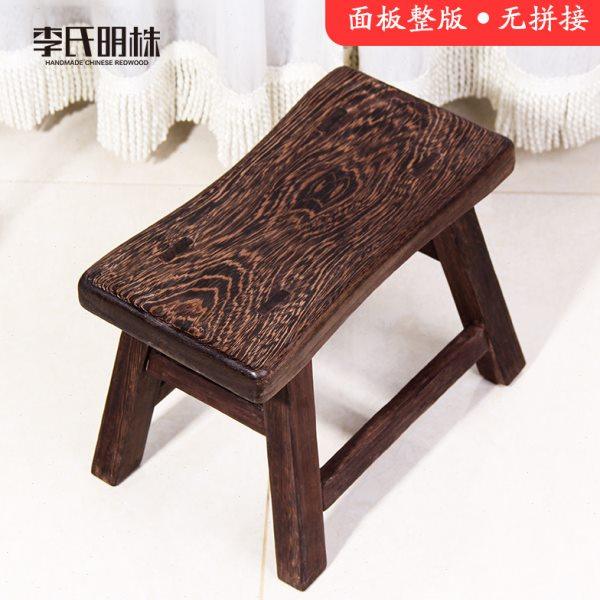 鸡翅木网红小板凳实木田园家用复古小木凳红木结实耐用茶几凳矮凳,住宅家具,矮凳,淘宝优惠券,粉丝福利购,淘宝优惠卷