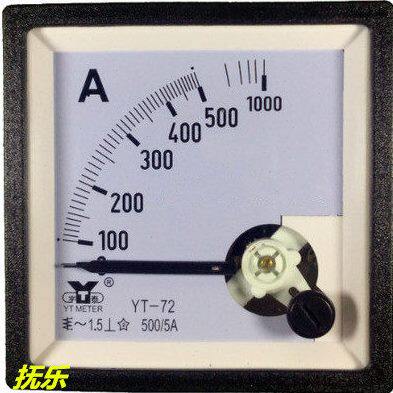 YT-72 指针交流电流表YT72-500A 600A 750A 800A 1000A 1500A 2KA