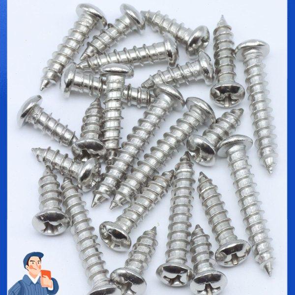 PA不锈钢201十字圆头自攻螺丝钉M3*6 8 10 12 14 16 18 20 25 30,五金/工具,螺钉,淘宝优惠券,粉丝福利购,淘宝优惠卷