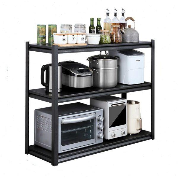 厨房收纳柜置物架微波炉放置架家用储物柜整理架烤箱架三层落地式,厨房/烹饪用具,微波炉置物架,淘宝优惠券,粉丝福利购,淘宝优惠卷