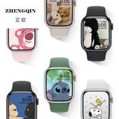 适用苹果S10手表S10表带applewatch9硅胶iwatchS8女款 腕带Ultra2