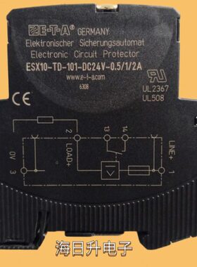 ETA ESX10-TD-101-DC24V-0.5/1/2A -2/4/6A -6/8/10A