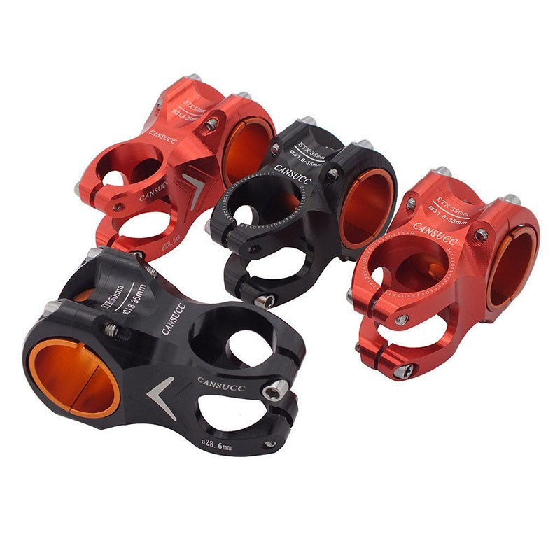 清货 登山自行车把立35/50mCm铝合金超轻短立管镂空单车把立