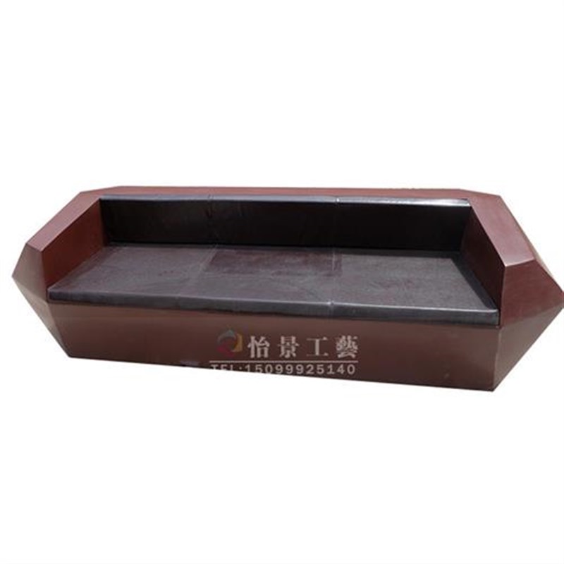 高级会议室异形玻璃钢p家具沙发组合菱形切面几何造型洽谈座椅
