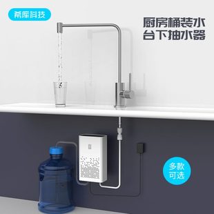 水电动抽水泵厨房加水上水吸水器机龙头启停管线改装 家用厨下桶装