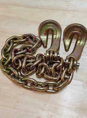 抓钩起重炼条羊角爪勾弯钩炼捆绑吊装钢炼钣金吊炼镀金色锰钢炼条