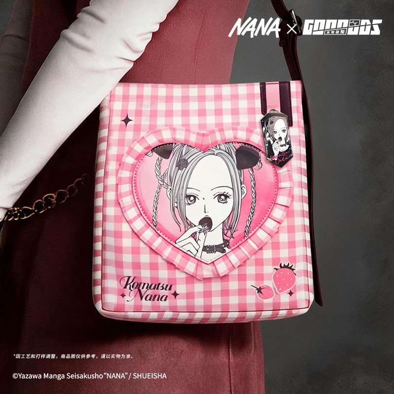thumbnail for NANA In the Name of Love series backpack standees, colored paper, brooches, badges, laser tickets