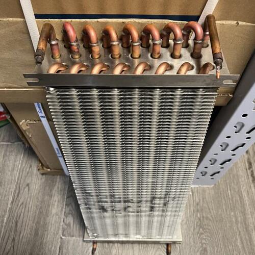 普上制冷 2进2出蒸发器双回路 冷库冰柜立柜岛柜冷柜冷却器