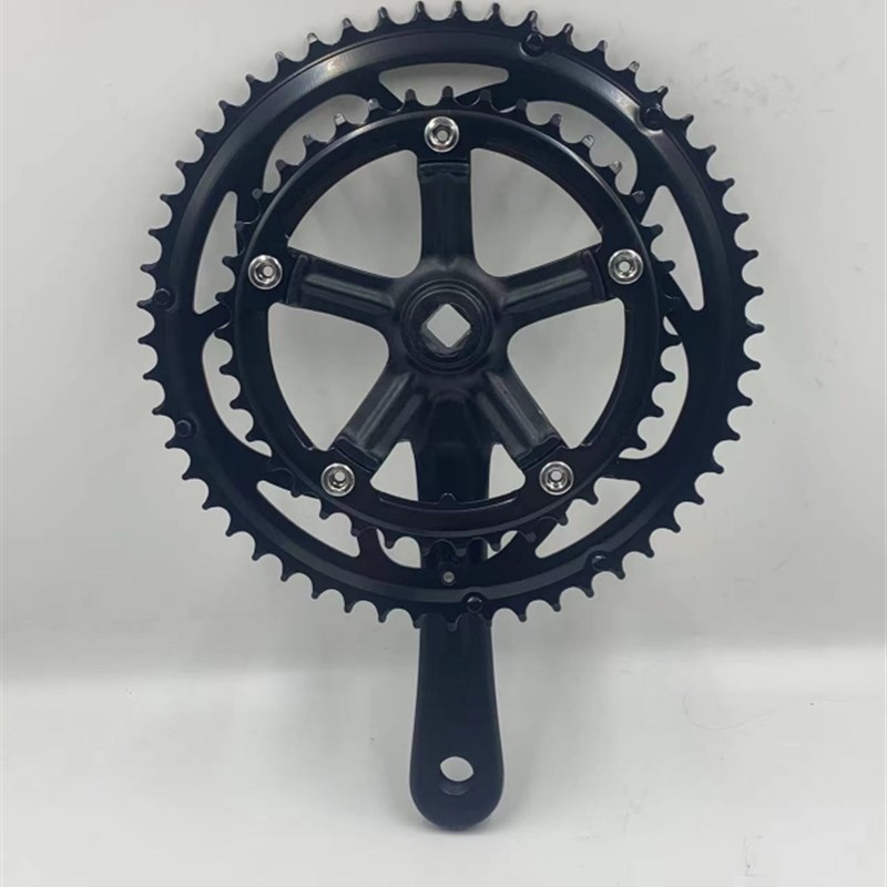 公路车小轮车折叠车39/53齿双片牙盘53齿单片牙U盘大盘中盘大齿盘