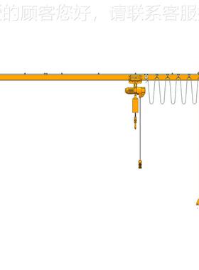 定重单轨吊起机固悬轨挂电动葫芦运行道单梁轨DYO道单轨配件