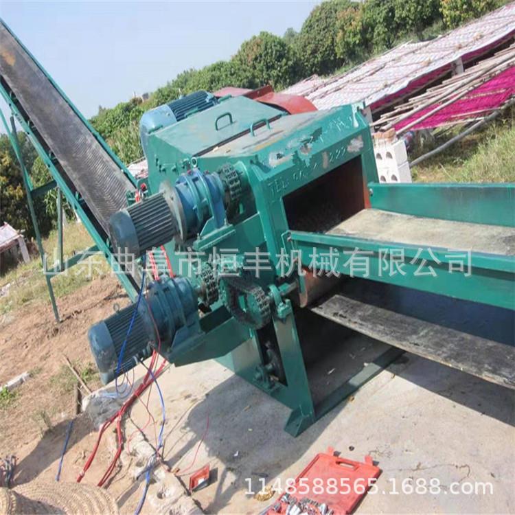 废旧木头粉碎机液压树枝木材粉碎机边角料木屑锯末粉碎机