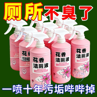 马桶清洁剂除臭去异味花香洁厕灵液智能马桶除垢去黄渍洗厕所神器