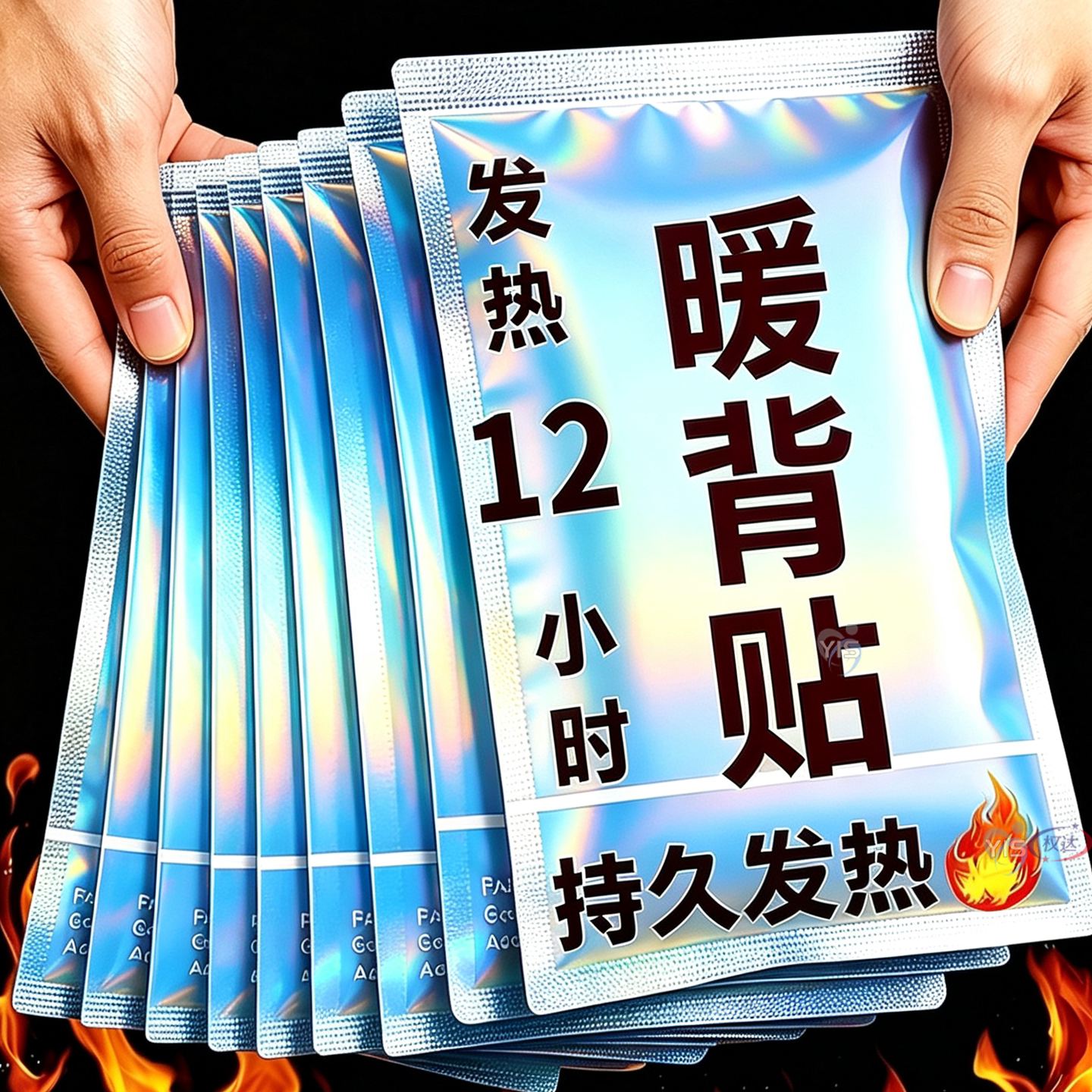 高温暖贴户外暖宝宝大号特大号持久暖背小腿保暖贴自发热加长暖贴