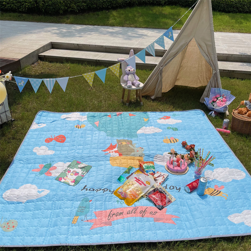 户外便携野餐g垫加大加厚防水防潮垫可折叠野炊春游帐篷垫子露营