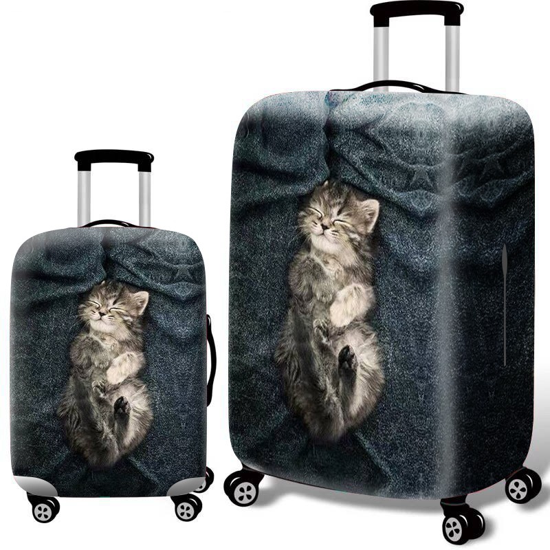 行李箱套保护套拉杆箱箱u套24寸旅行箱套罩弹力耐磨印花防水