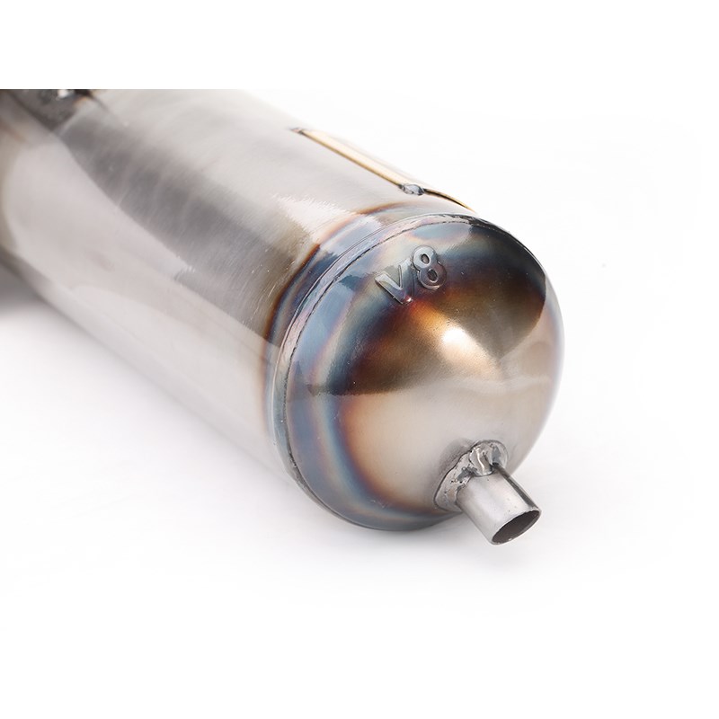 新款 台湾V8款 竞技排气管 JOG50 JOG90 改装 大V排量炸街排气管