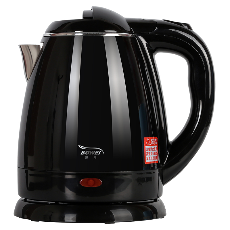 泊为酒店烧水壶1.2升双层防烫宾馆民宿小M容量自动断电家用热水壶