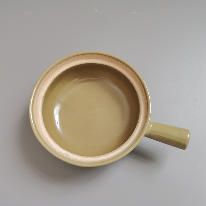 传统粗陶煲仔饭专k用土砂锅家用单柄小沙煲带手柄小号广东老式浅