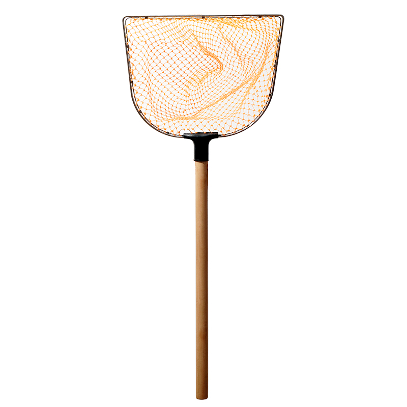 实心木柄捞网木把捞鱼网兜t养殖水产捞虾网头卖鱼海鲜餐厅超市赶