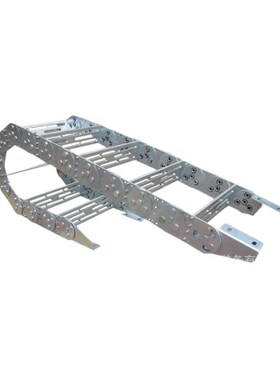 钢铝拖链 全封闭式钢铝拖链   GCTL金属钢制桥Z式拖链厂家