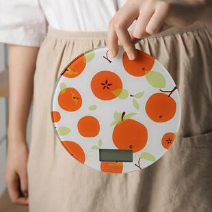 肆月 厨房电子秤 家用小型烘焙工具克度秤食物称重器迷你卡路里