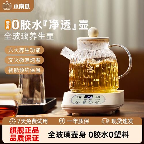 小南瓜全玻璃养生壶养生煮茶壶小型多功能家用