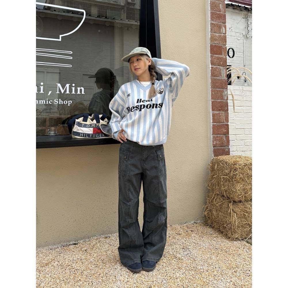 川式川也男古DSM水洗复做旧多口袋直筒工装裤女街头宽松美街头休,女装/女士精品,休闲裤,淘宝优惠券,粉丝福利购,淘宝优惠卷