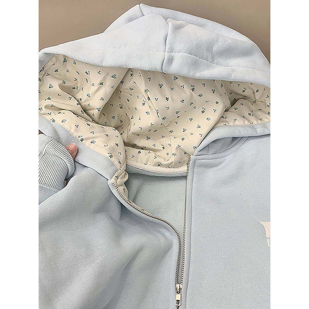 韩系帽衣外套女春秋季RMG慵连懒风开衫卫秋冬加绒加美式复厚古棒,个性定制/设计服务/DIY,礼服定制/加工,淘宝优惠券,粉丝福利购,淘宝优惠卷