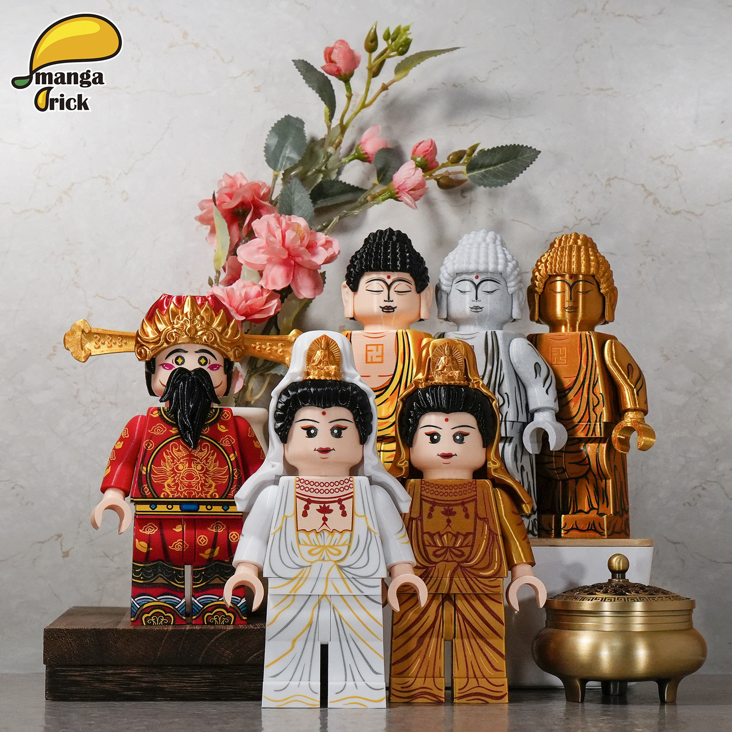 【全开模巨型人仔】芒果乐宜乐第三方 财神 观音