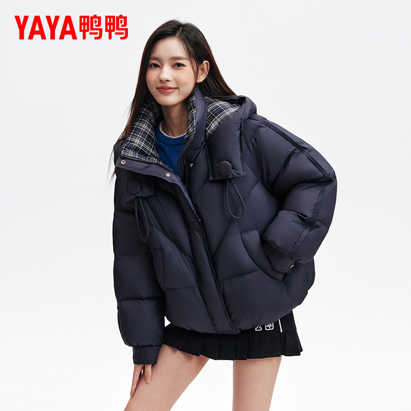 鸭鸭短款羽绒服韩版加厚保暖