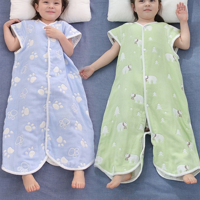 婴儿睡袋宝宝夏季薄款春夏纯棉幼儿童纱布分腿防踢被神器四季通用,婴童用品,睡袋/防踢被,淘宝优惠券,粉丝福利购,淘宝优惠卷
