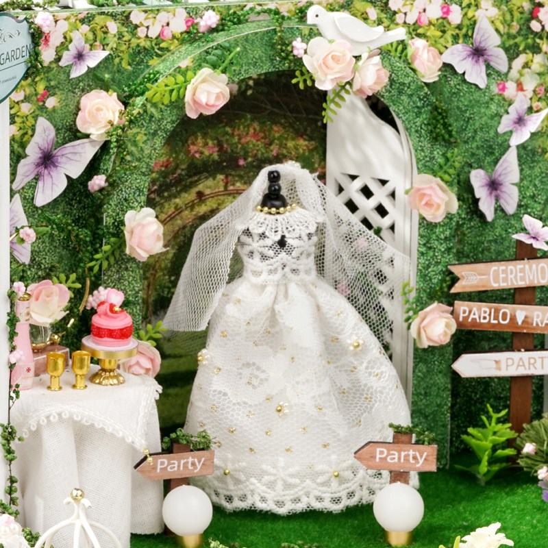 智趣屋diy小屋期许相遇手工制作拼装木制立体模型玩具新婚礼物女