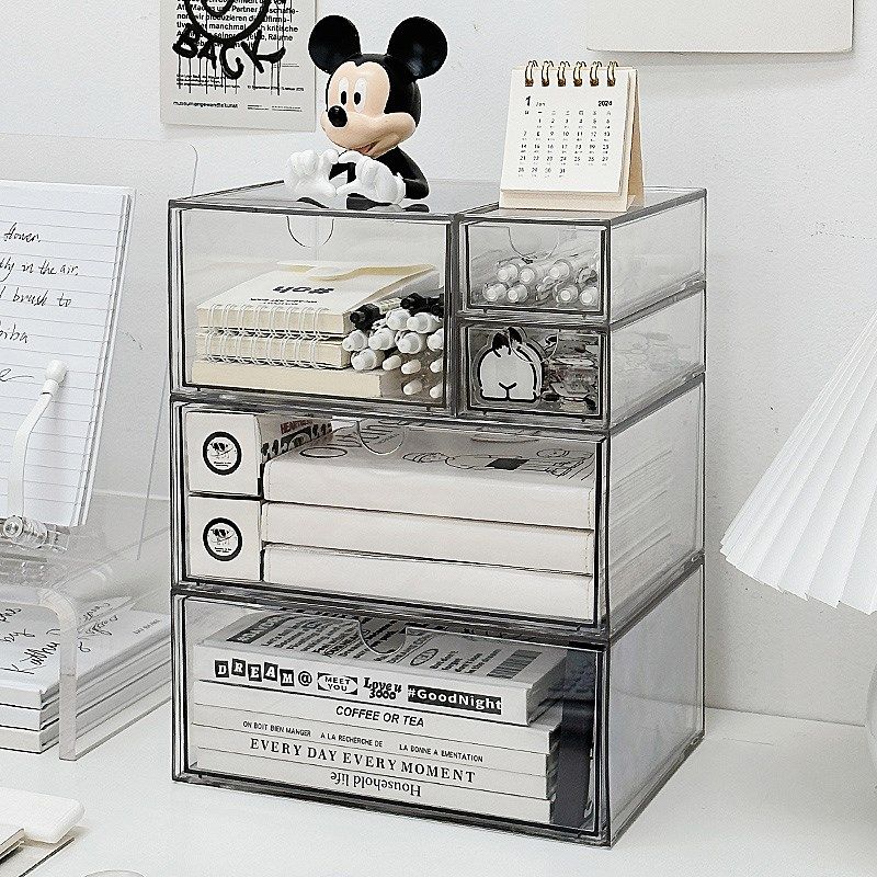 桌面收纳盒多功能整理置物架多层分格抽屉式办公室文具学生放书架,文具电教/文化用品/商务用品,笔筒,淘宝优惠券,粉丝福利购,淘宝优惠卷