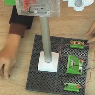 DIY大风力发电机组模型科学教玩具中小学科技室设备摆件少儿科普