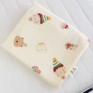 定做纯棉儿童被套a类双层纱单件被罩1.2米1.5m婴儿宝宝幼儿园全棉