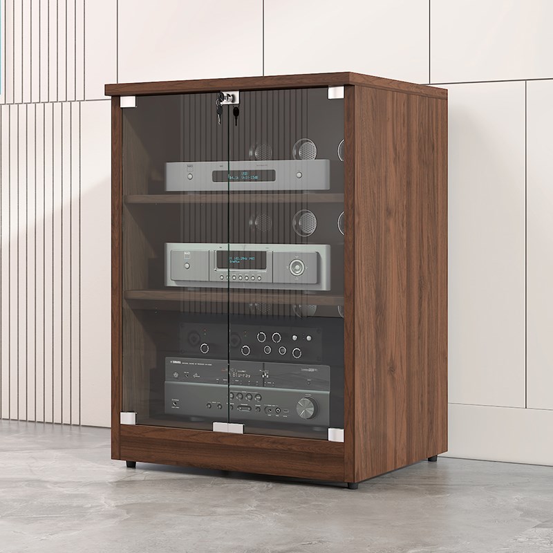 功放机架音响功放机柜影音设备器材带门柜子脚架音响设备柜