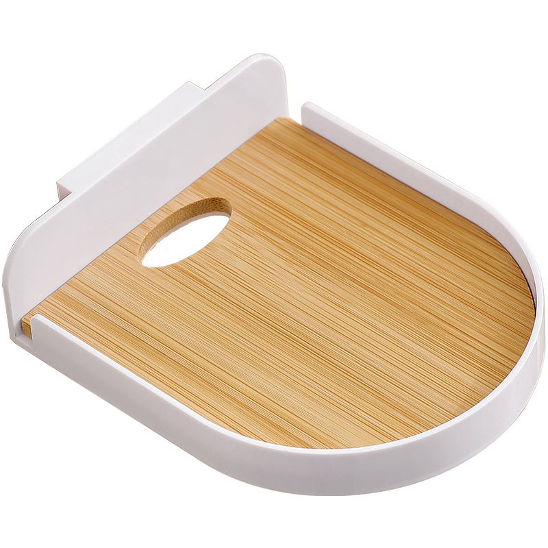 室内免打孔摄像头支架墙上置物架放监控挂墙路由器顶盒监控托架