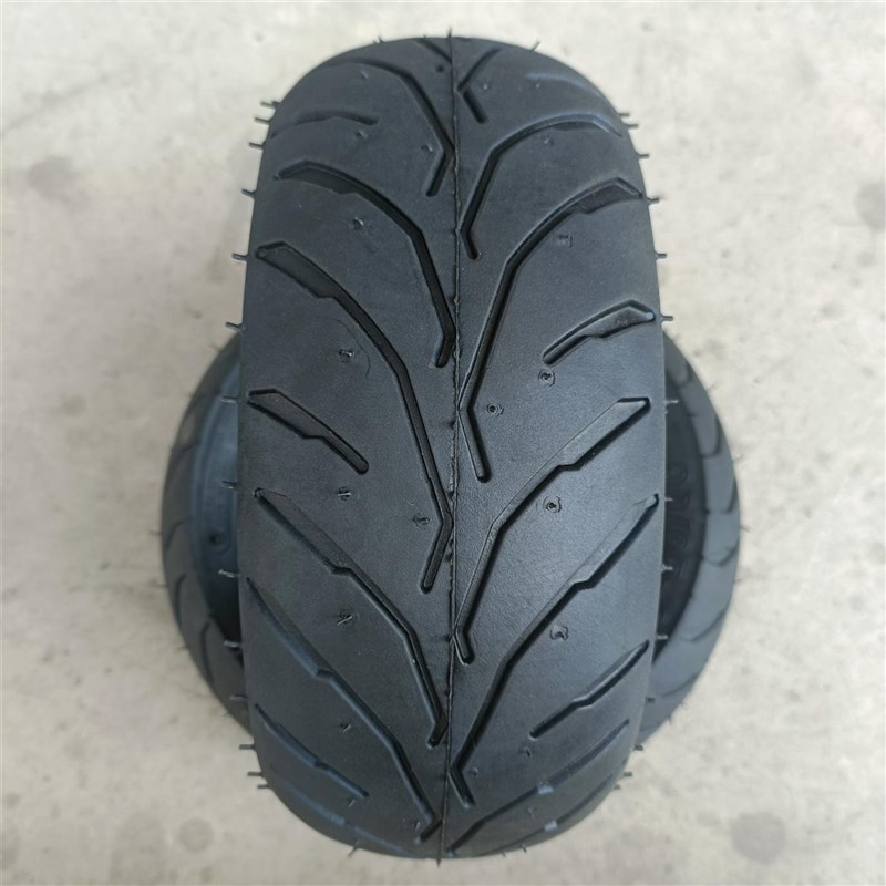 二冲燃油小摩托车小跑车前90/65-6.5D轮胎后110/50-6.5内胎和外胎