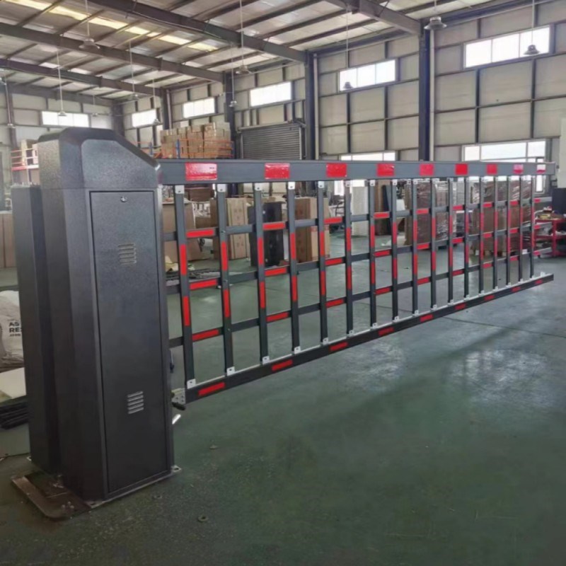 空降闸道闸杆铝合金栅栏杆停车场拦车杆门卫升降杆小区挡车起落杆