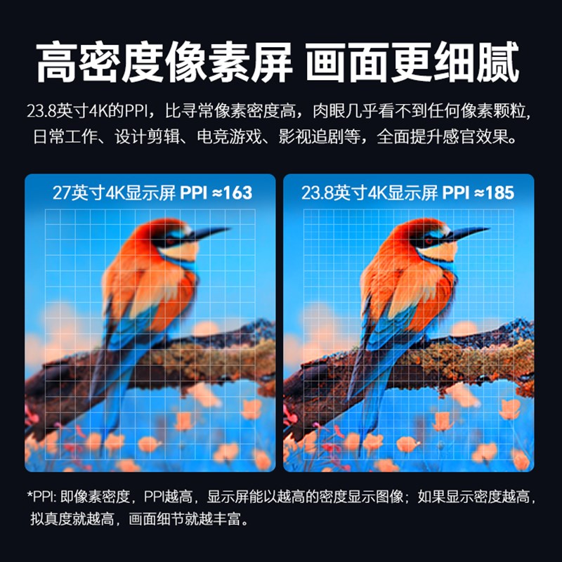 雕塑家23.8英寸4K便携式显示器笔记本电脑副屏扩展屏多形态可壁挂