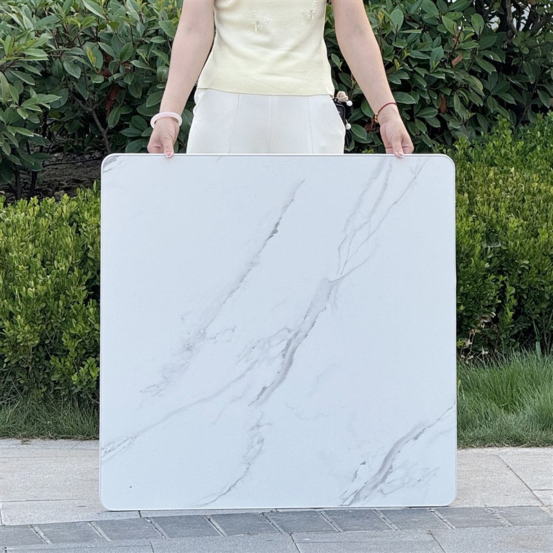 桌面板正方形 家用桌板桌子板面 C四方桌子台面 大理石纹桌子面板