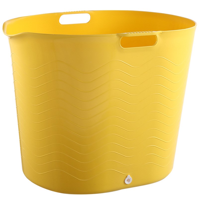 塑料儿童泡澡桶宝宝q洗澡桶多功能收纳桶加厚浴室沐浴桶