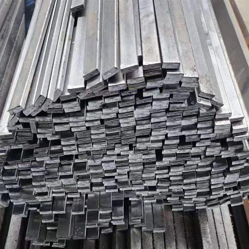 Q345B冷热镀锌扁钢n条扁条Q355B冷拉方钢A3方条扁铁45#镀锌方扁钢