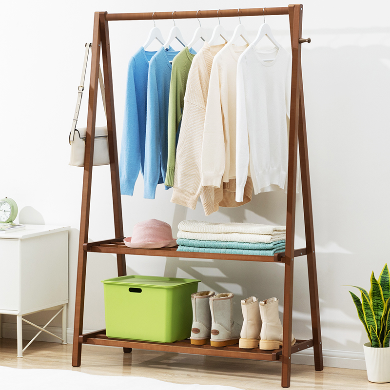 木马人衣架可折叠家用挂衣架子儿童学生宿舍用收纳神器婴儿置物架