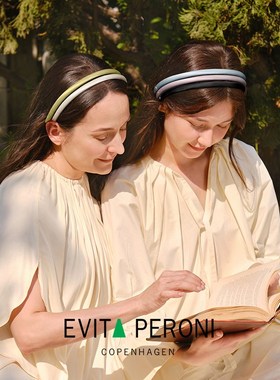 丹麦Evita Peroni/依慧达新款真丝细发箍女款高颅顶头箍防滑发卡