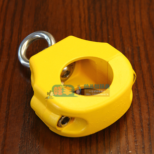 感统A字架旋转扣件悬挂配件挂钩吊环48管扣件淘气堡悬吊304带轴承